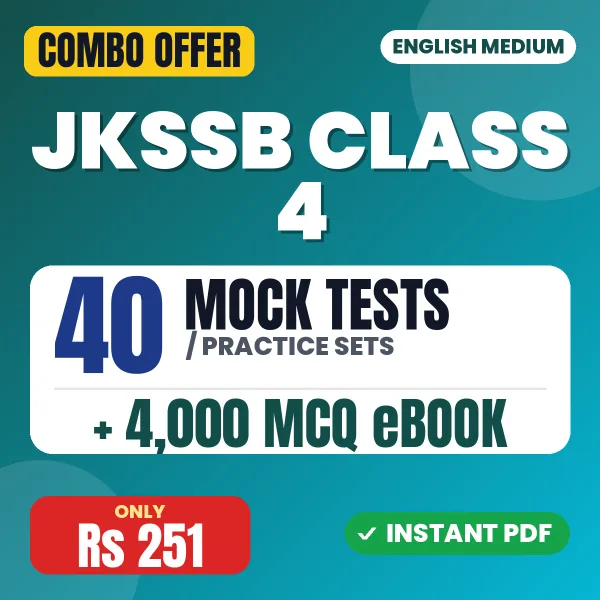 JKSSB Class 4 combo
