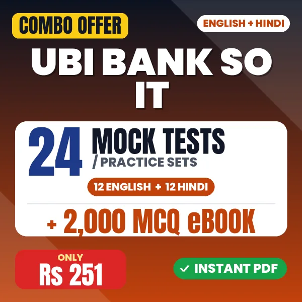 UBI Bank SO IT combo