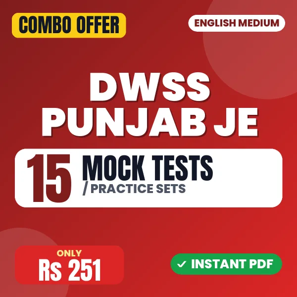 DWSS Punjab JE combo
