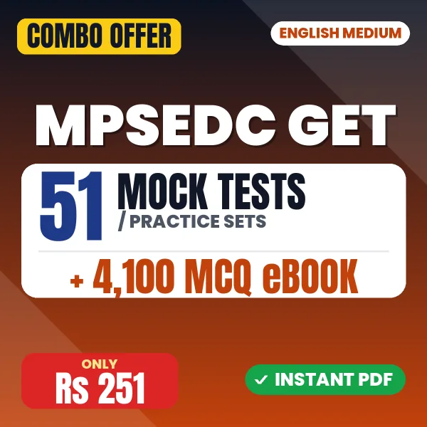 MPSeDC Graduate Engineer Trainee Program 3.0 Exam – 51 Most Important Mock Tests / Practice Sets and 4100 MCQ eBook | English Medium PDF Download
