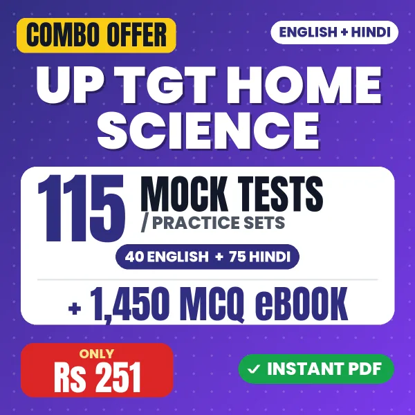 UP TGT Home Science combo