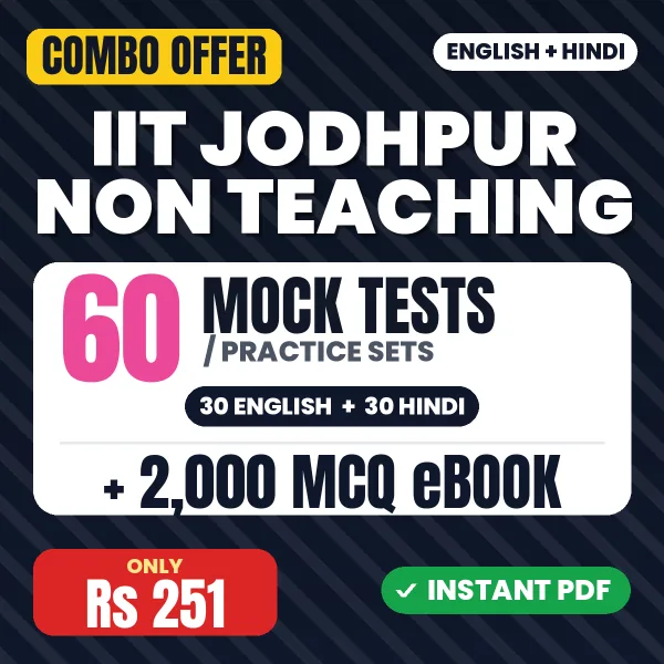 IIT Jodhpur Non Teaching combo
