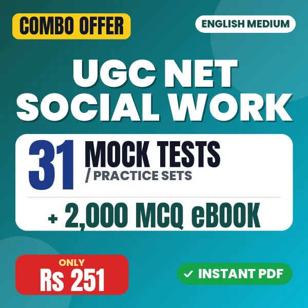UGC NET Social Work combo