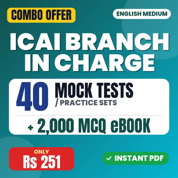 ICAI Branch In Charge combo