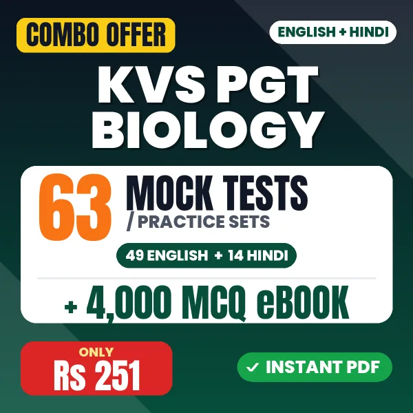 KVS PGT Biology combo