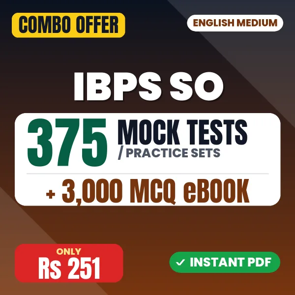 IBPS SO combo