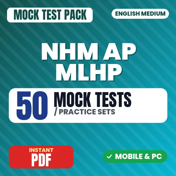 NHM AP MLHP Exam – 50 Mock Tests / Practice Sets | English Medium PDF Download