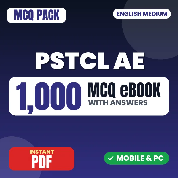 PSTCL Assistant Engineer (Electrical) Exam – 1000 MCQ eBook with Answers | English Medium PDF Download