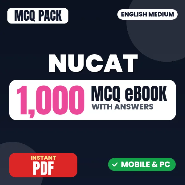 NUCAT B.Tech Exam – 1000 MCQ eBook with Answers | English Medium PDF Download