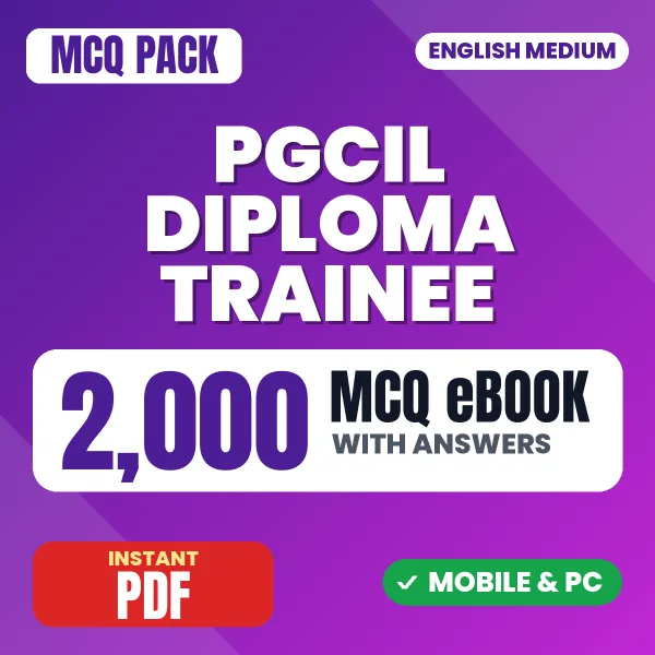 PGCIL Diploma Trainee (Electrical) Exam – 2000 MCQ eBook with Answers | English Medium PDF Download