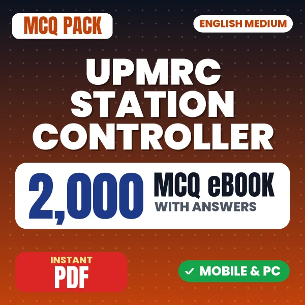 UPMRC Station Controller (Electrical) Exam – 2000 MCQ eBook with Answers | English Medium PDF Download