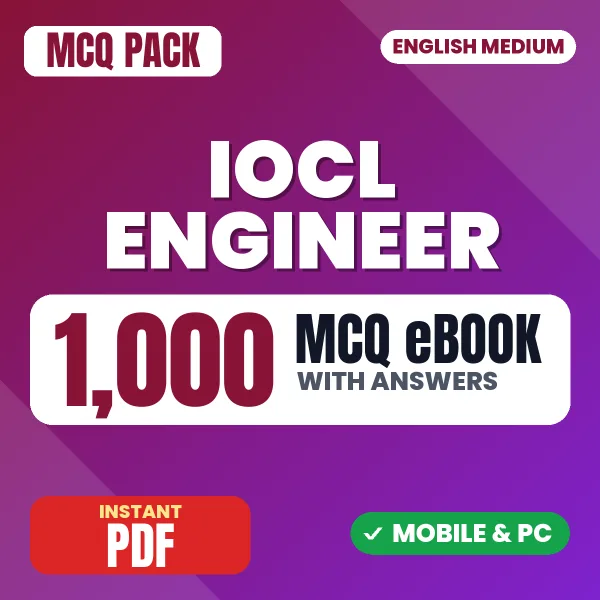 IOCL Engineer/Officer (Grade A) Electrical Exam – 1000 MCQ eBook with Answers | English Medium PDF Download
