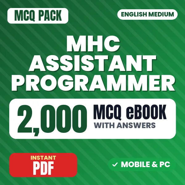 Madras HC Assistant Programmer Exam – 2000 MCQ eBook with Answers | English Medium PDF Download