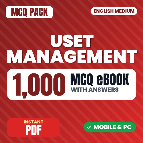 Uttarakhand SET Management Exam – 1000 MCQ eBook with Answers | English Medium PDF Download