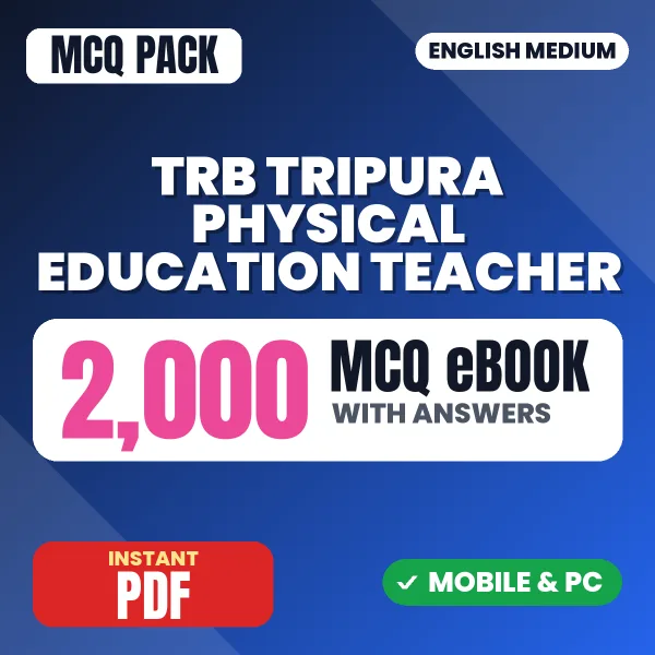 TRB Tripura Physical Education Teacher Exam – 2000 MCQ eBook with Answers | English Medium PDF Download