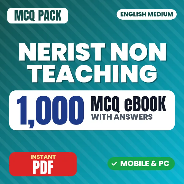 NERIST Non Teaching (Laboratory/Tech Assistant) Exam – 1000 MCQ eBook with Answers | English Medium PDF Download
