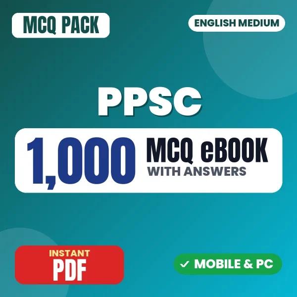 Punjab Public Service Commission Prelims (Paper-II) Exam – 1000 MCQ eBook with Answers | English Medium PDF Download