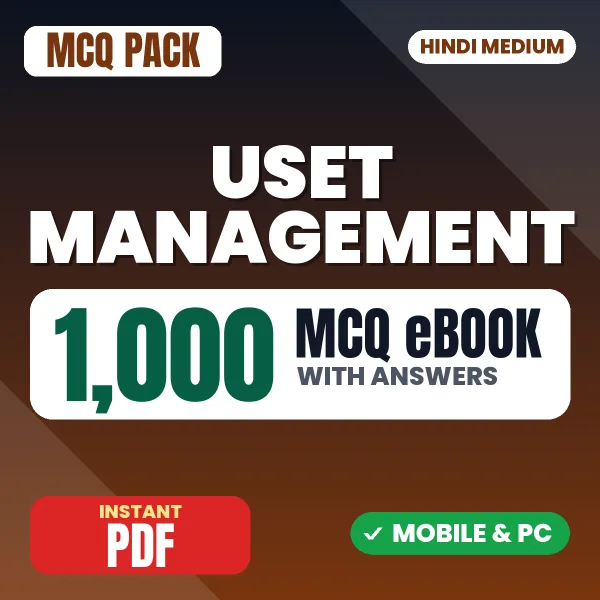 Uttarakhand SET Management Exam – 1000 MCQ eBook with Answers | Hindi Medium PDF Download
