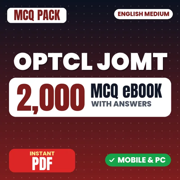 OPTCL JOMT Electrical Exam – 2000 MCQ eBook with Answers | English Medium PDF Download