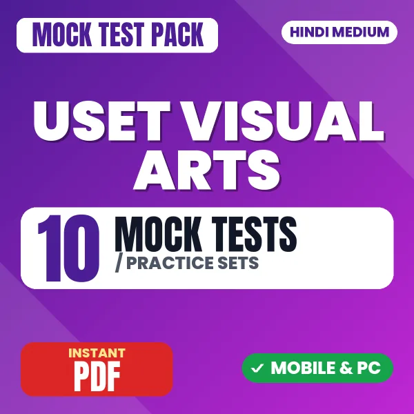 Uttarakhand SET Visual Arts Exam – 10 Mock Tests / Practice Sets | Hindi Medium PDF Download