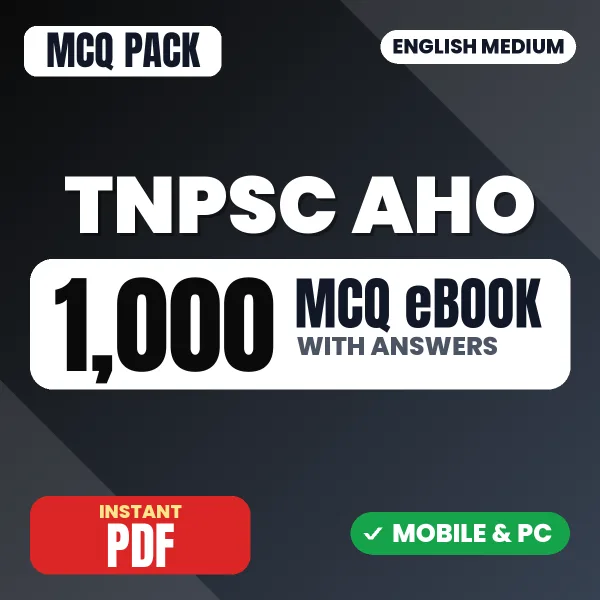 TNPSC Assistant Horticulture Officer Exam Paper II – 1000 MCQ eBook with Answers | English Medium PDF Download