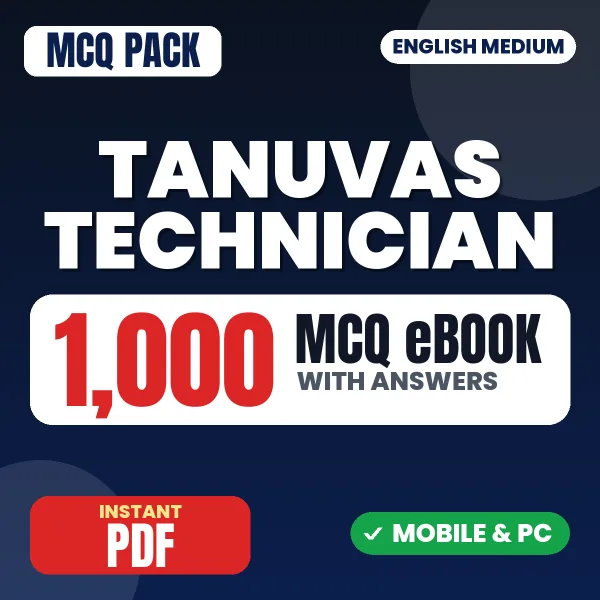 TANUVAS Technician Exam (Mechanical) – 1000 MCQ eBook with Answers | English Medium PDF Download