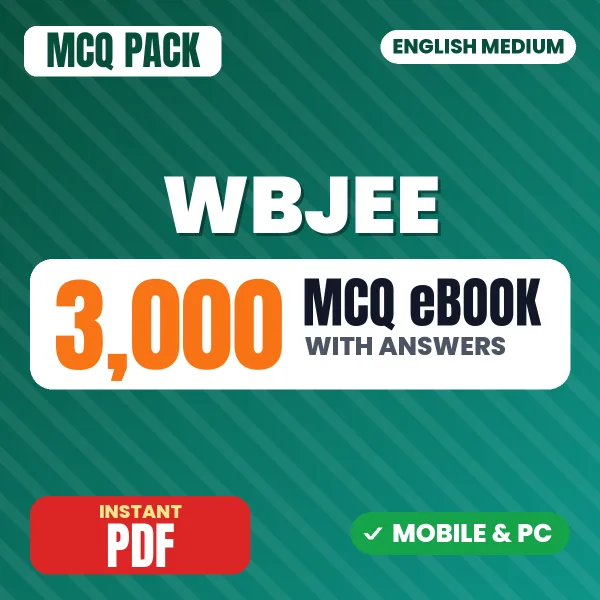 WBJEE Exam – 3000 MCQ eBook with Answers | English Medium PDF Download