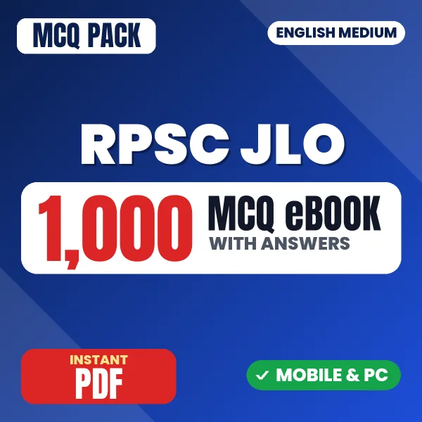 RPSC JLO Civil Procedure Code Exam Paper 2 – 1000 MCQ eBook with Answers | English Medium PDF Download