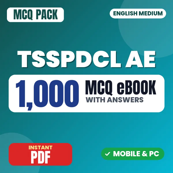 TSSPDCL Assistant Engineer Exam – 1000 MCQ eBook with Answers | English Medium PDF Download