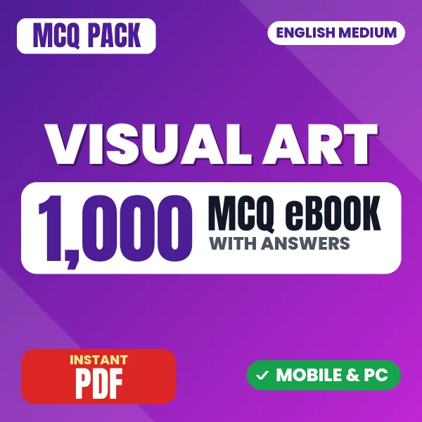 Visual Art Exam – 1000 MCQ eBook with Answers | English Medium PDF Download