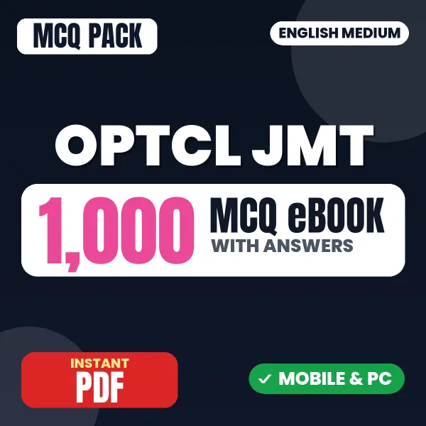 OPTCL Junior Management Trainee (Civil) Exam – 1000 MCQ eBook with Answers | English Medium PDF Download