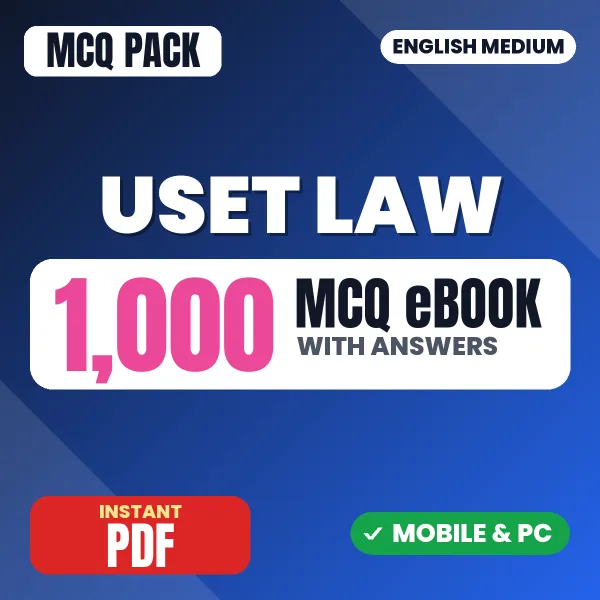 Uttarakhand SET Law Exam – 1000 MCQ eBook with Answers | English Medium PDF Download