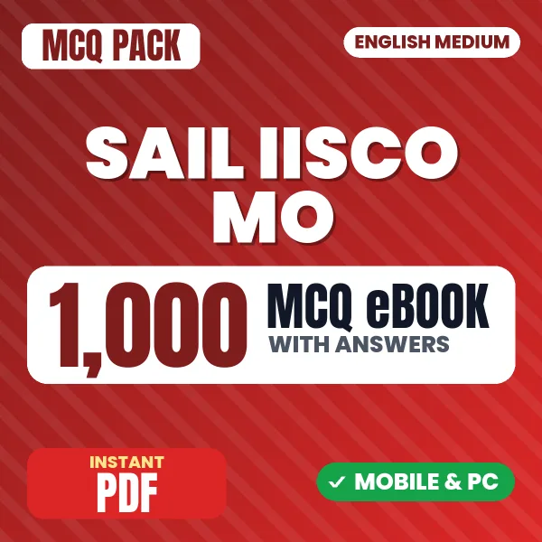 SAIL IISCO Medical Exam – 1000 MCQ eBook with Answers | English Medium PDF Download