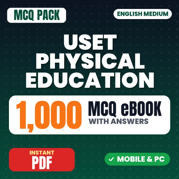 Uttarakhand SET Physical Education Exam – 1000 MCQ eBook with Answers | English Medium PDF Download