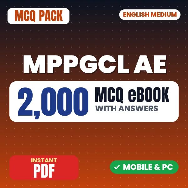 MPPGCL AE (Electrical) Exam – 2000 MCQ eBook with Answers | English Medium PDF Download