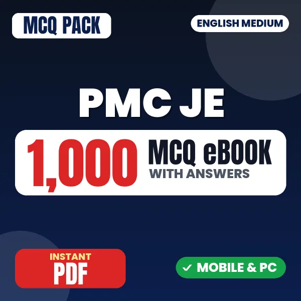 PMC JE Exam (Civil) – 1000 MCQ eBook with Answers | English Medium PDF Download