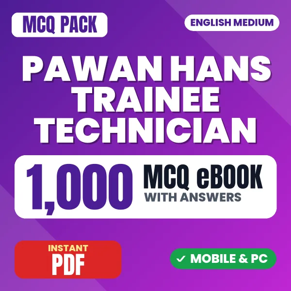 Pawan Hans Trainee Technician Exam (Mechanical) – 1000 MCQ eBook with Answers | English Medium PDF Download