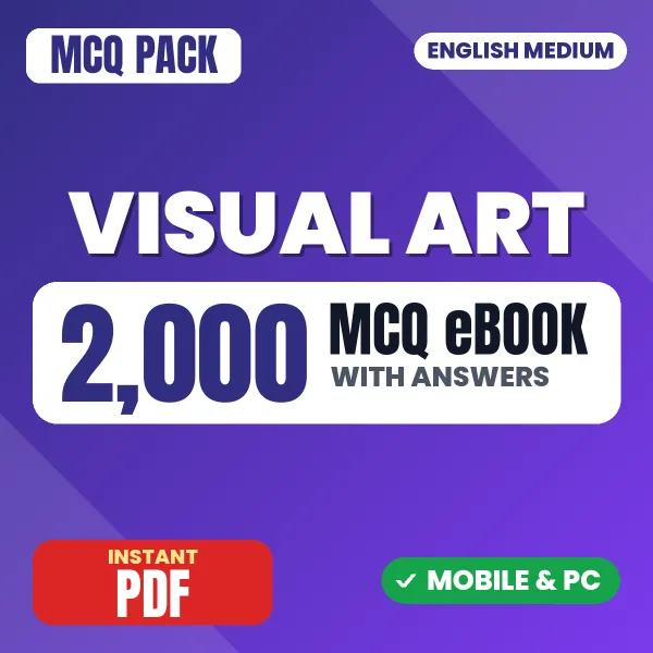 Visual Art Exam – 2000 MCQ eBook with Answers | English Medium PDF Download