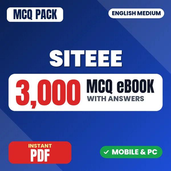 SITEEE Exam – 3000 MCQ eBook with Answers | English Medium PDF Download