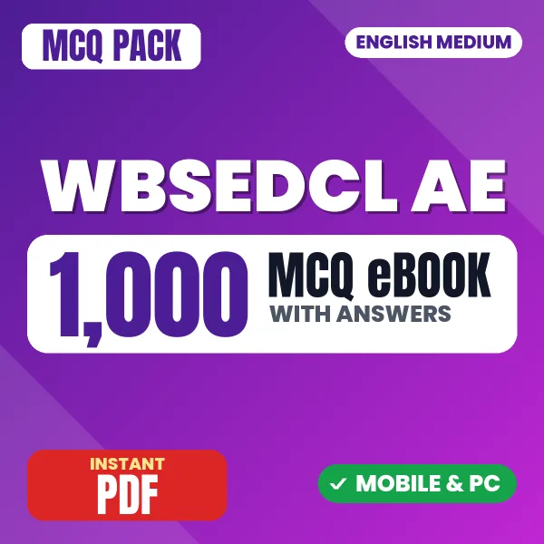 WBSEDCL Assistant Engineer Exam (Electrical) – 1000 MCQ eBook with Answers | English Medium PDF Download