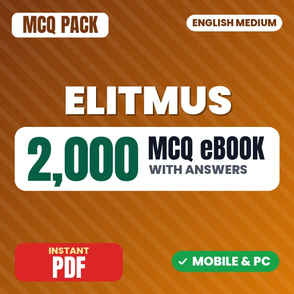 eLitmus Exam – 2000 MCQ eBook with Answers | English Medium PDF Download