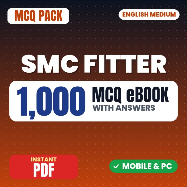 SMC Fitter Exam – 1000 MCQ eBook with Answers | English Medium PDF Download