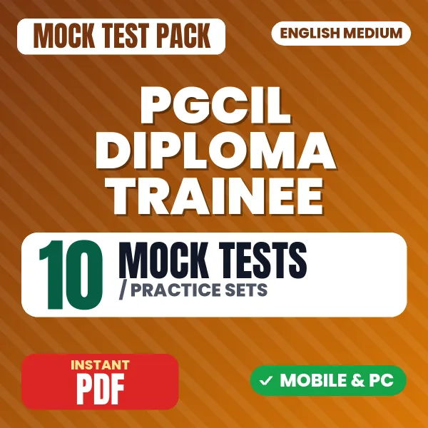 PGCIL Diploma Trainee (Electrical) Exam – 10 Mock Tests / Practice Sets | English Medium PDF Download
