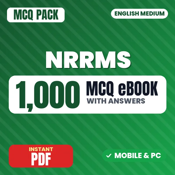 NRRMS Exam – 1000 MCQ eBook with Answers | English Medium PDF Download
