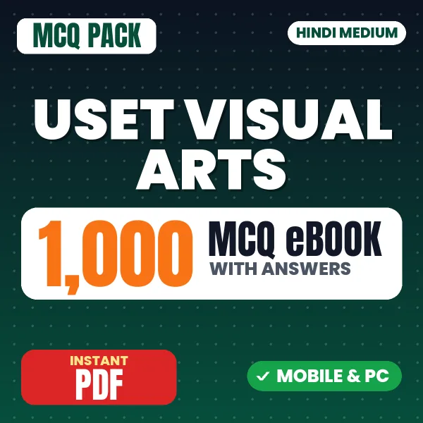 Uttarakhand SET Visual Arts Exam – 1000 MCQ eBook with Answers | Hindi Medium PDF Download