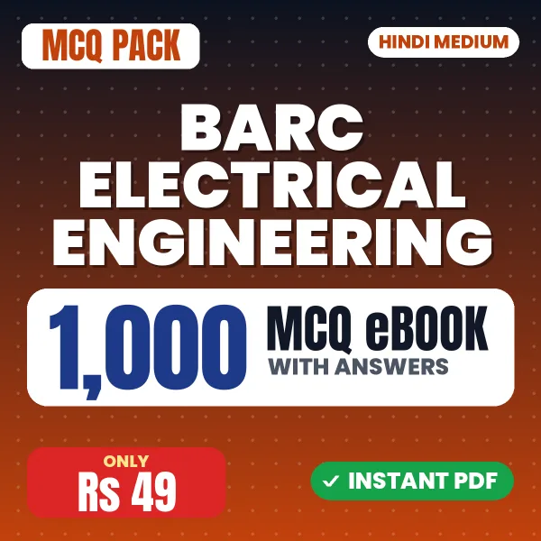 BARC Electrical Engineering Exam – 1000 MCQ eBook with Answers | Hindi Medium PDF Download