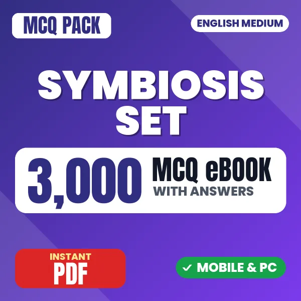 Symbiosis SET Exam – 3000 MCQ eBook with Answers | English Medium PDF Download