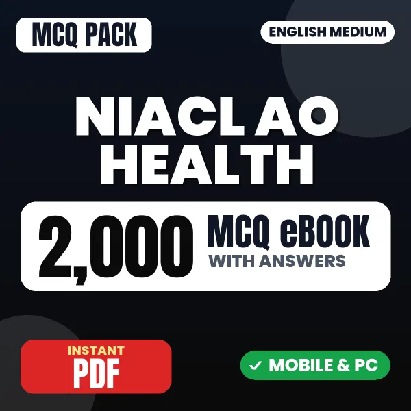 NIACL Administrative Officer (Health) Phase 1 Exam – 2000 MCQ eBook with Answers | English Medium PDF Download