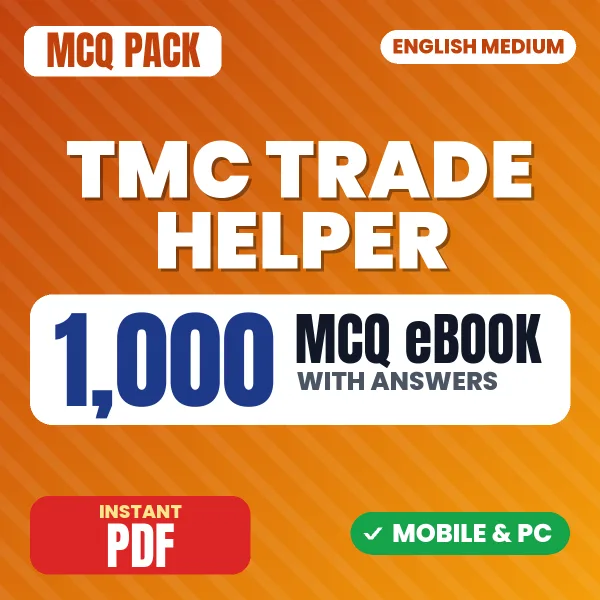 TMC Trade Helper Exam – 1000 MCQ eBook with Answers | English Medium PDF Download