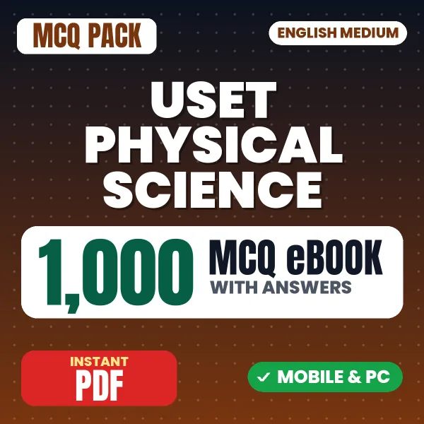 Uttarakhand SET Physical Science Exam – 1000 MCQ eBook with Answers | English Medium PDF Download